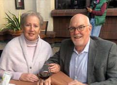 Warren Haviland, JD’69, and Karen Heffron. Links to their story