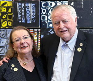 Barbara and Bryan Simmons, MD’76
