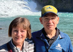 Dr. Chuck Myer, BA’75, and Virginia Myer. Link to their story