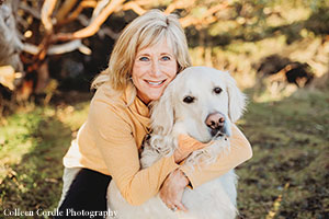 Photo of Nancy Pellegrino and Decker.